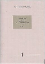 Joachim Raff Notenblätter Cello Concerto no.1 in D-minor op.193