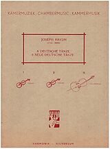 Franz Joseph Haydn Notenblätter 6 deutsche Tänze