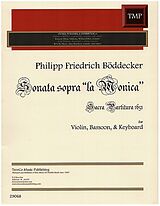 Philipp Friedrich Böddecker Notenblätter Sonata sopra La Monica