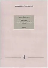 Robert Schumann Notenblätter Manfred op.115