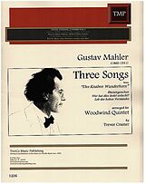 Gustav Mahler Notenblätter Three Songs from Des Knaben Wunderhorn