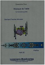 Gerhard Fischer-Münster Notenblätter Musique de Table