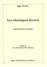  Notenblätter Les classiques favoris Band 1 - von Purcell bis Mozart