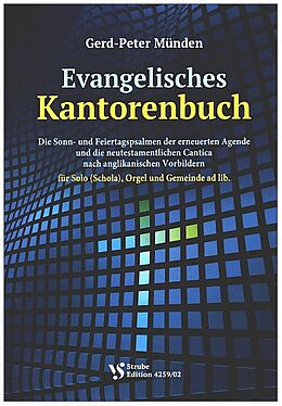 Gerd-Peter Münden Notenblätter Evangelisches Kantorenbuch