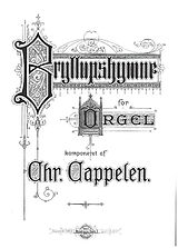 Christian Cappelen Notenblätter Bryllupshymne