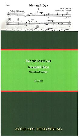 Franz Paul Lachner Notenblätter Nonett F-dur