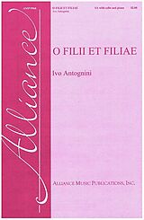 Ivo Antognini Notenblätter O Filii et Filiae
