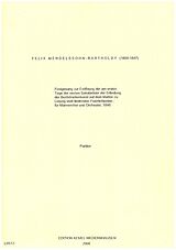 Felix Mendelssohn-Bartholdy Notenblätter Festgesang