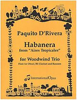 Paquito D'Rivera Notenblätter Habanera from Aires Tropicales
