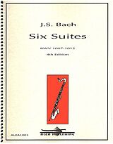 Johann Sebastian Bach Notenblätter 6 Suites BWV1007-1012