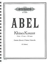 Karl Friedrich Abel Notenblätter Kleines Konzert