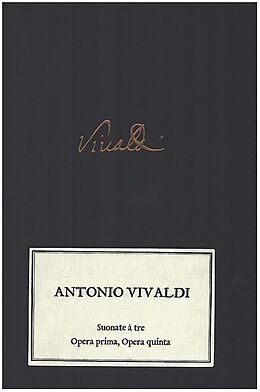 Antonio Vivaldi Notenblätter Suonate à tre op.1, op.5