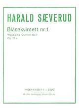 Harald Sigurd Johan Saeverud Notenblätter Woodwind Quintet op.21a/1