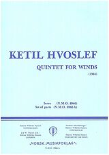 Ketil Hvoslef Notenblätter Quintet (1964)
