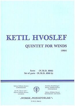 Ketil Hvoslef Notenblätter Quintet (1964)