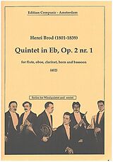 Henri Brod Notenblätter Quintet in Eb Major op.2,1