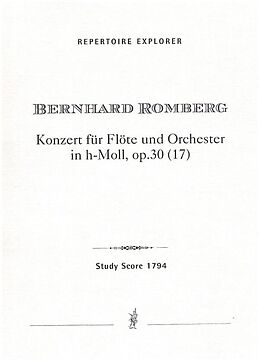 Bernhard Heinrich Romberg Notenblätter Konzert h-Moll op.30 (17)