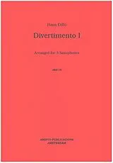 Hans Dillo Notenblätter Divertimento Nr.1