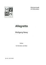 Wolfgang Newy Notenblätter Allegretto