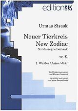 Urmas Sisask Notenblätter Neuer Tierkreis op.81 Widder