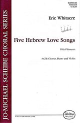 Eric Whitacre Notenblätter 5 Hebrew Love Songs