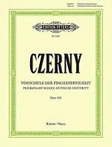 Carl Czerny Notenblätter Vorschule der Fingerfertigkeit op.636