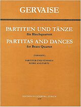 Claude Gervaise Notenblätter Partiten und Tänze