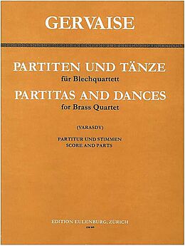 Claude Gervaise Notenblätter Partiten und Tänze