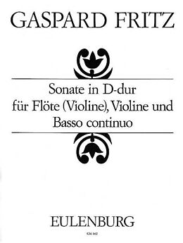 G. Fritz Notenblätter Sonate D-Dur op.4,5