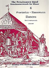 Michael Praetorius Notenblätter Tänze für 5 Instrumente (SATTB)
