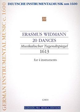 Erasmus Widmann Notenblätter 20 Tänze aus Der musikalische