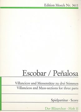  Notenblätter Villancicos und Messensätze