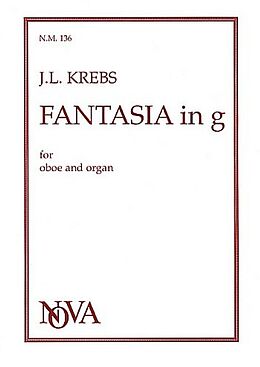 Johann Ludwig Krebs Notenblätter Fantasia g minor
