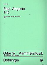Paul Angerer Notenblätter Trio
