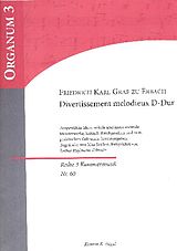 Friedrich Karl Graf zu Erbach Notenblätter Divertissement melodieux D-Dur