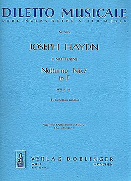 Franz Joseph Haydn Notenblätter Notturno F-Dur Nr.7 Hob.II-28