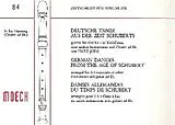  Notenblätter Deutsche Tänze aus der Zeit