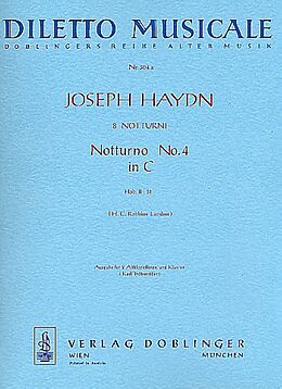 Franz Joseph Haydn Notenblätter Notturno C-Dur Nr.4 Hob.II-31