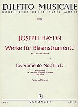 Franz Joseph Haydn Notenblätter Divertimento für 2 Hörner, 2 Fagotte