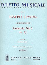Franz Joseph Haydn Notenblätter Konzert G-Dur Nr.2 Hob.VIIh-2 für 2 Altblockflöten