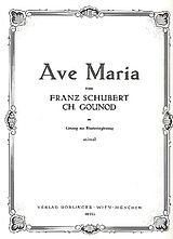 Franz Schubert Notenblätter Ave Maria für mittlere