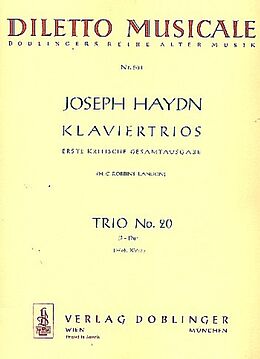 Franz Joseph Haydn Notenblätter Klaviertrio D-Dur Nr.20 Hob.XV-7