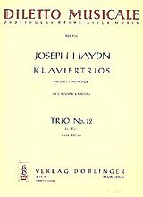 Franz Joseph Haydn Notenblätter Klaviertrio Es-Dur Nr.12 Hob.XV-36