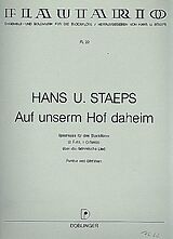 Hans Ulrich Staeps Notenblätter Auf unserem Hof daheim Spielmusik für 3 Blockflöten (AAT)