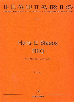 Hans Ulrich Staeps Notenblätter Trio