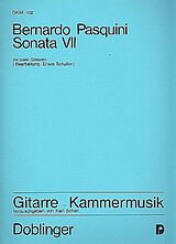 Bernardo Pasquini Notenblätter Sonata VII