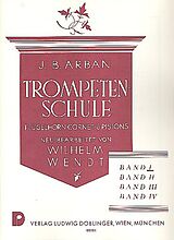 Jean Baptiste Arban Notenblätter Trompetenschule Band 1