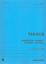 Jenö Takacs Notenblätter Trompeten-Studio 1 op.98