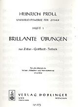 Heinrich Pröll Notenblätter Unterrichtswerke für Zither Band 1