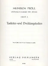 Heinrich Pröll Notenblätter Unterrichtswerke für Zither Band 3
